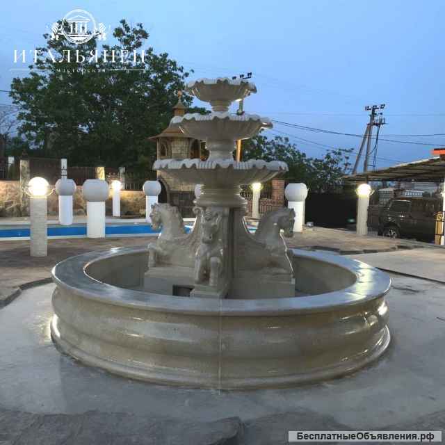 Бетонные чаши для фонтана от производителя в Краснодаре