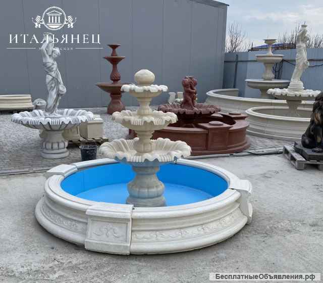 Бетонные чаши для фонтана от производителя в Краснодаре