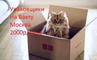 Упаковщики на Вахту