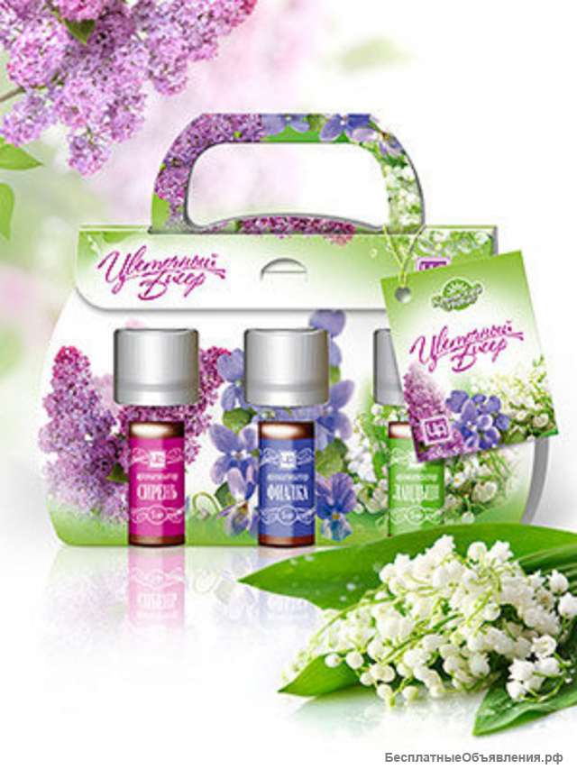 Набор масел (3Х5МЛ) "Цветочный бисер"