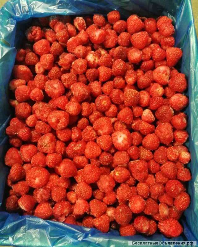 Клубника замороженная КЛАСС 1, 15-25