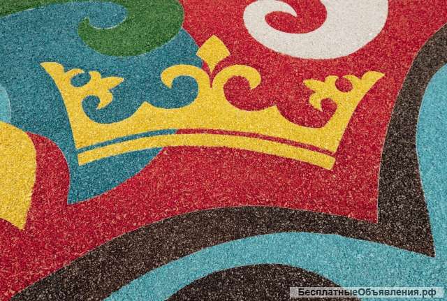 Декоративный цветной щебень