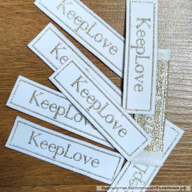 Жаккардовые этикетки/ лейбы/ бирки/ составники/ размерники на заказ