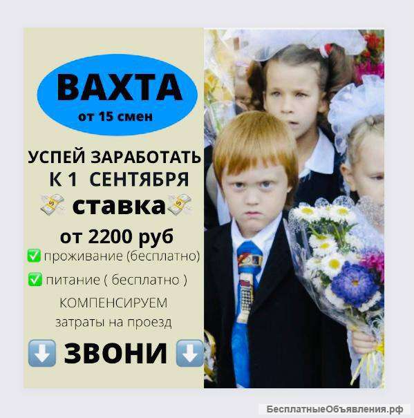 Фасовщик чая Вахта в Москве