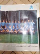Футбольный мяч с автографами футболистов Зенита, 1984 года. Плакат 1986г. Значок 1984г.