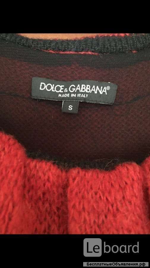 Платье новое dolce&gabbana м 46 s 42 44 шерсть вязаное оранж оранжевое сарафан туника