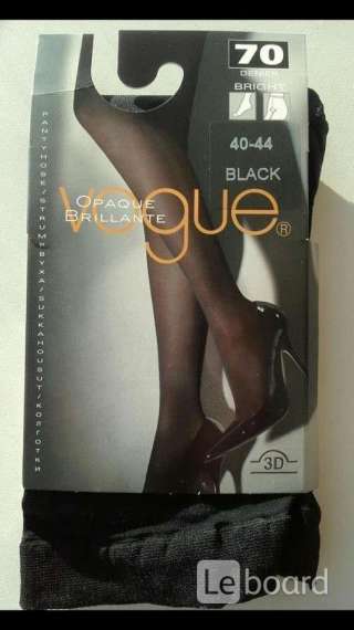 Колготки новые voque 44 46 м 70 den черные плотные полиамид эластан сумки гетры гольфины колготы гол