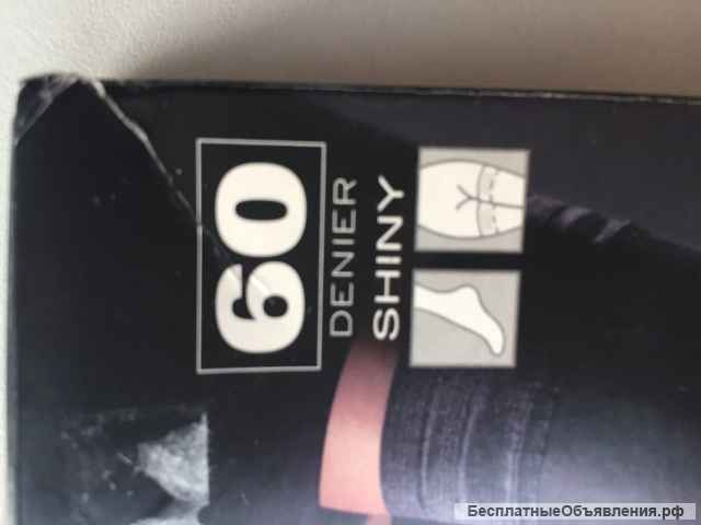 Чулки новые vogue 46 m 60 ден черные плотные на резинке женские полиамид эластан колготки гетры голь