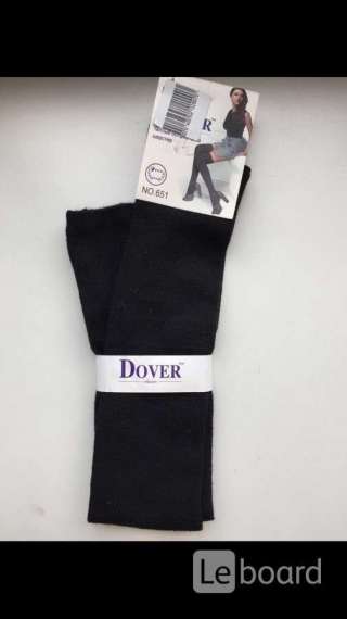 Чулки новые dover 42 44 46 u s m черные вязаные шерсть высокие теплые мягкие стретч тянутся зима жен