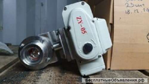 Затворы дисковые (шиберные краны) с электроприводом