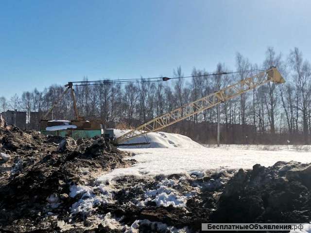 Кран стреловой МКГ-25 + сваебой