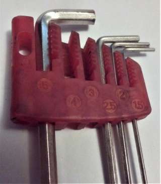 Набор 6-гранных ключей