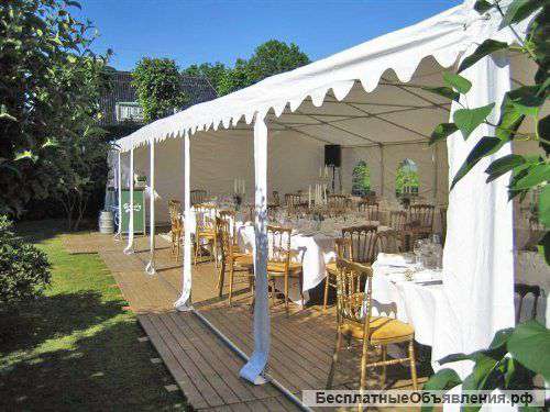 Тентовые накрытия для беседок и террас