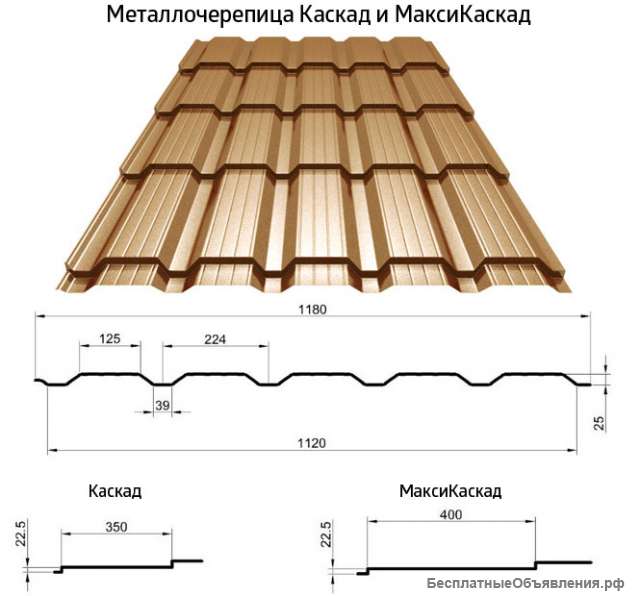 Линия изготовления металлочерепица каскад из Китая