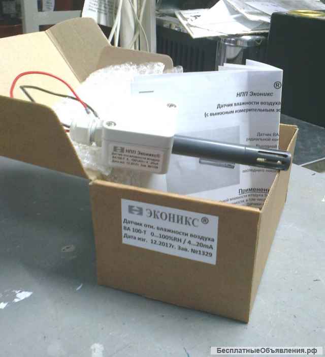 Датчик относительной влажности воздуха ВА-100-Т