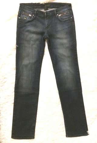 Джинсы CALVIN KLEIN с push-up эффектом цвета индиго р.W30/33