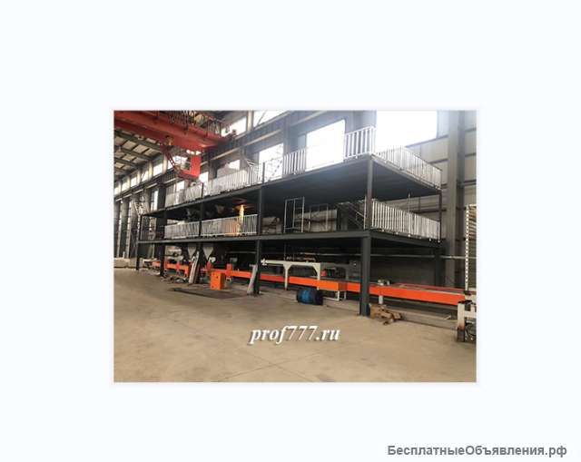 Автоматическая линия по производству стекломагниевого листа (СМЛ) из Китая