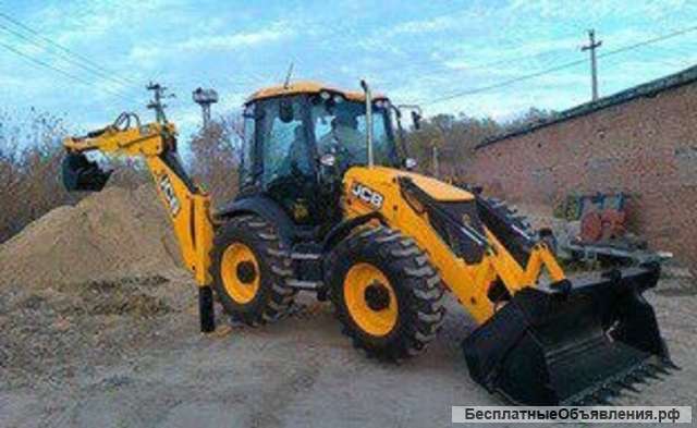 Аренда экскаватора-погрузчика в Дмитровском районе