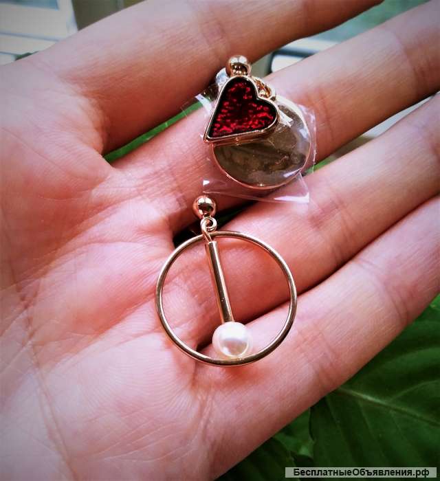 Асимметричные серьги