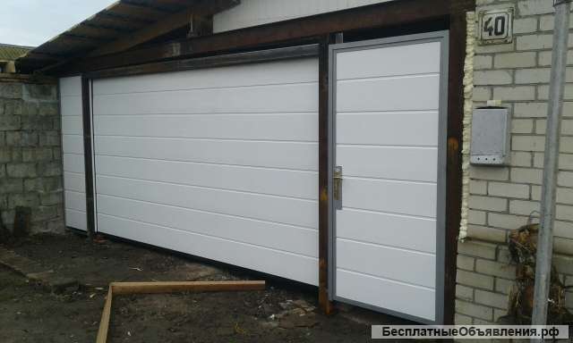 Установка ворот, рольставен