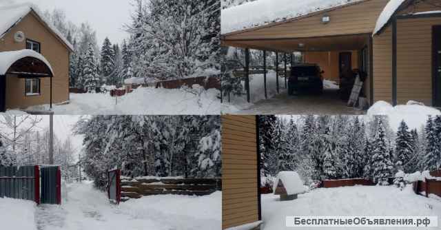 Современный жилой дом 160 м2 и отличная баня, / сруб /, на 10 сотках у леса