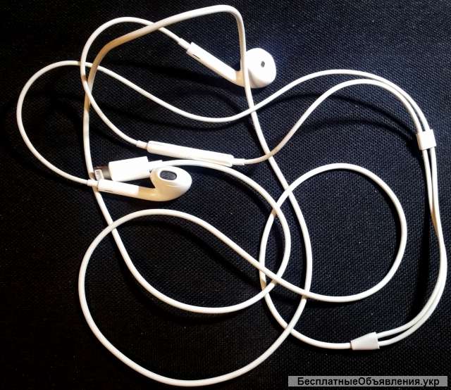 Навушники/ Наушники EarPods 101% Original iPhone 7/8/10/11 роз'єм Lightning