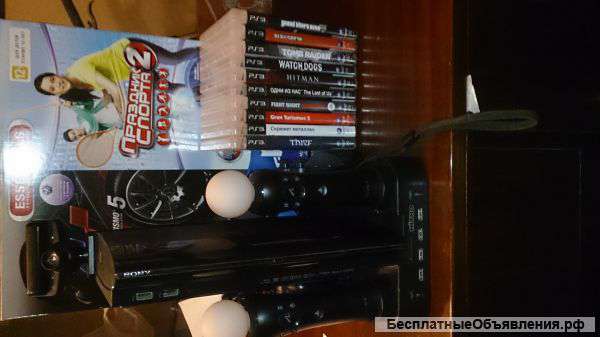 Sony Playstation 3 super slim 500gb+игры+аксессуары