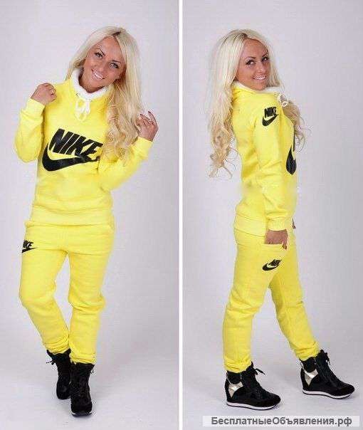 Костюм NIKE желтый Мех