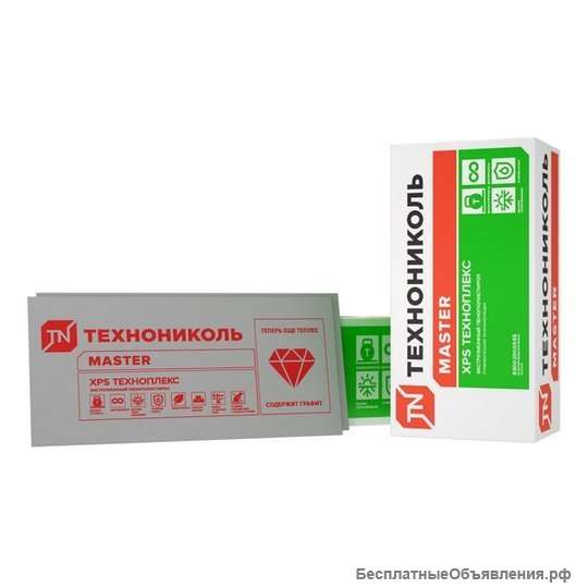 Техноплекс 1180х580х100 Г4, 4 плиты, 0,27376 м3