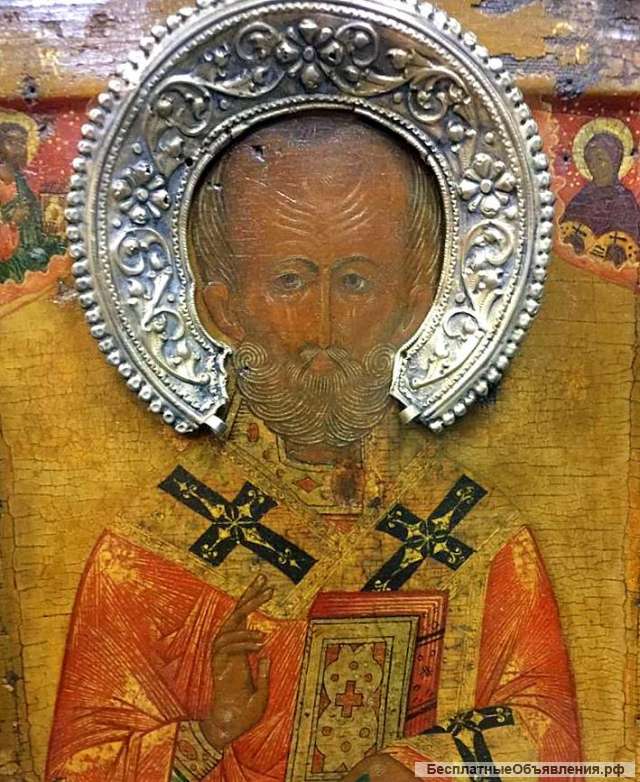 Икона Николай Чудотворец 17 в