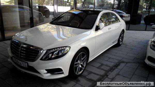 VIP Mercedes S 222 на свадьбу, трансфер