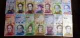 Набор очень красивых портретных банкнот Республики Венесуэла. 1 набор = 21 банкнота.