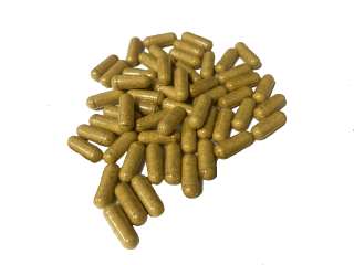 Капсулы перетёртого красного сушёного мухомора