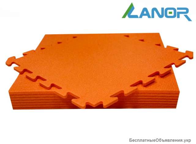 Мягкий пол пазл 50*50*1см Оранжевый