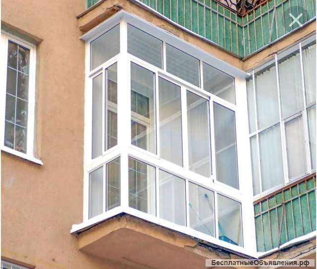 Установка окон и балконов