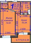 36.36 квартиру