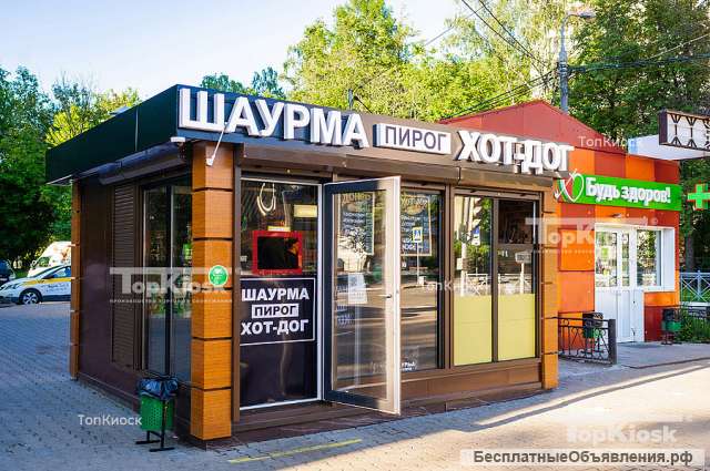 Киоск для шаурмы из сэндвич панели