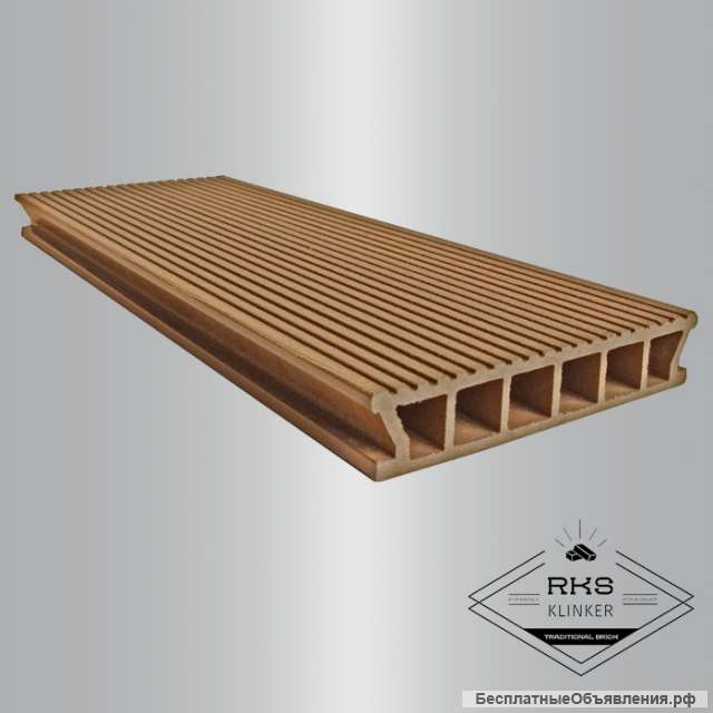 Террасная доска из ДПК EuroDeck, New, Натур