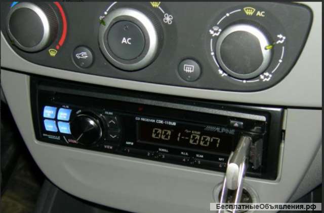 Магнитола Alpine CDE-110UB.В отличном состоянии