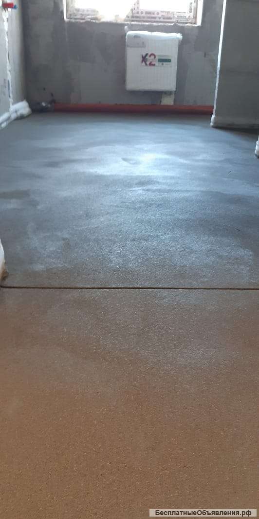 Полусухая стяжка пола