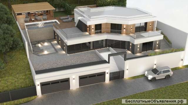 Дом в Ручье Видном (Хоста) вид на море