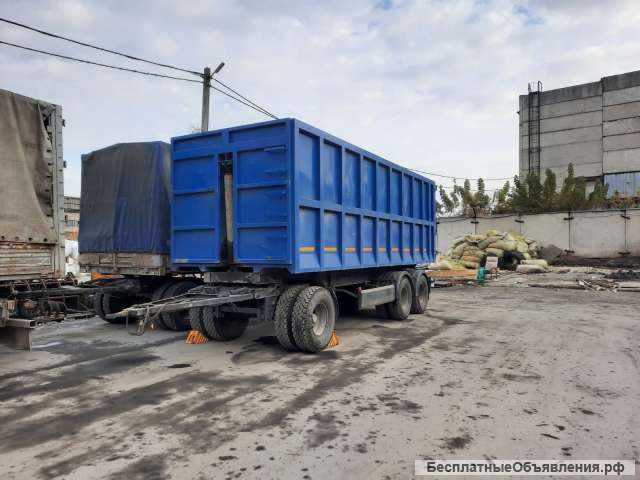 Аренда ломовоза с гидрозахватом и прицепом