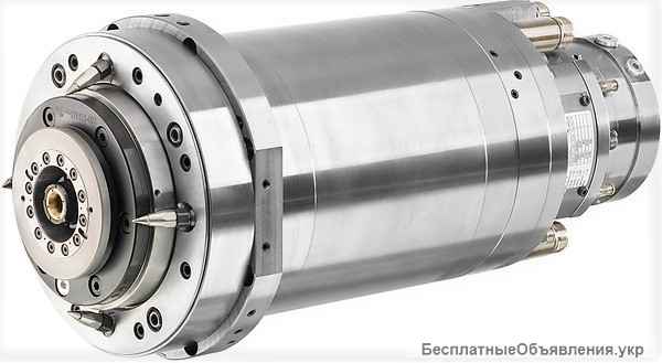 Двигатели для шпинделей ЧПУ станков. Номинальные обороты от 500. Мощность до 220кВт.