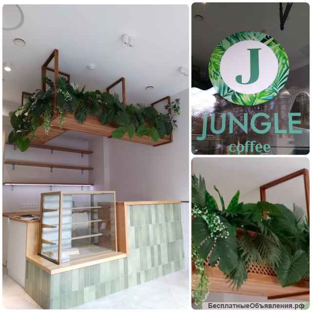 Оформление витрин и интерьеров в Крыму. Тематические фотозоны, украшение выставочной зоны.