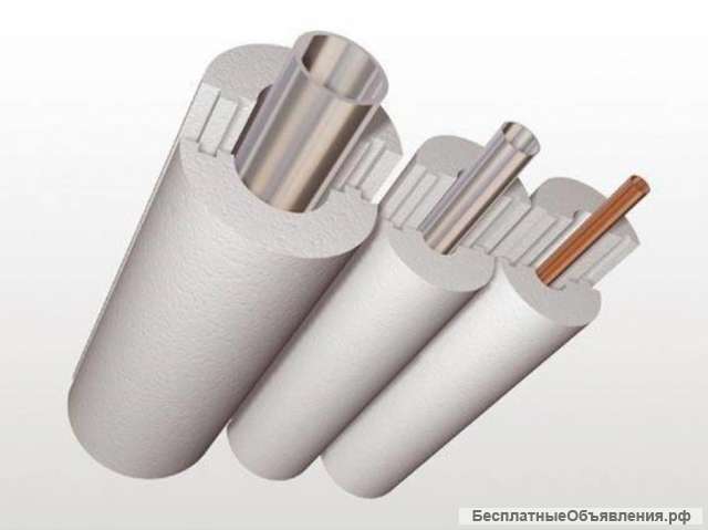 Утеплитель для труб скорлупа d 108 мм