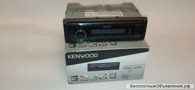 Магнитола KENWOOD KMM-105RY.В идеальном состоянии.