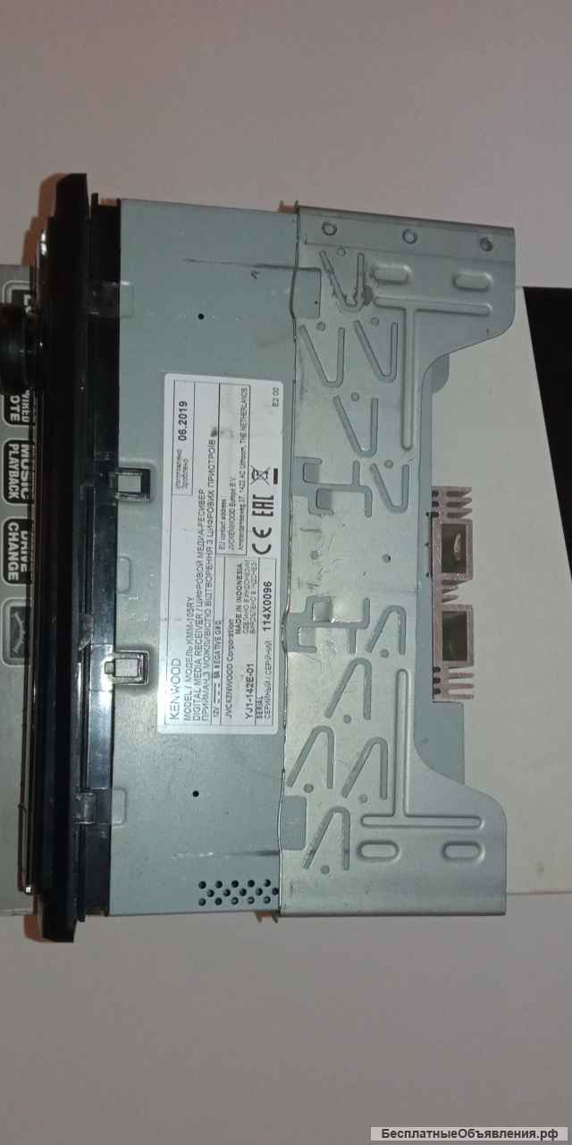 Магнитола KENWOOD KMM-105RY.В идеальном состоянии.