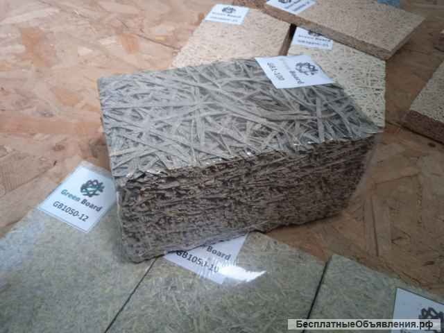 Фибролитовая плита Green Board 3000*600*12 Аналог ЦСП и ОСП плит