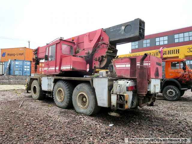 Кран вездеход Lokomo 35 т, 2 крюка