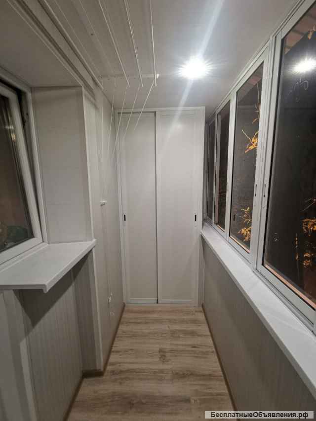 Остекление балконов под ключ